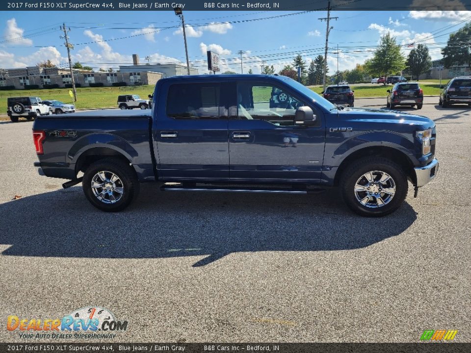 2017 Ford F150 XLT SuperCrew 4x4 Blue Jeans / Earth Gray Photo #5