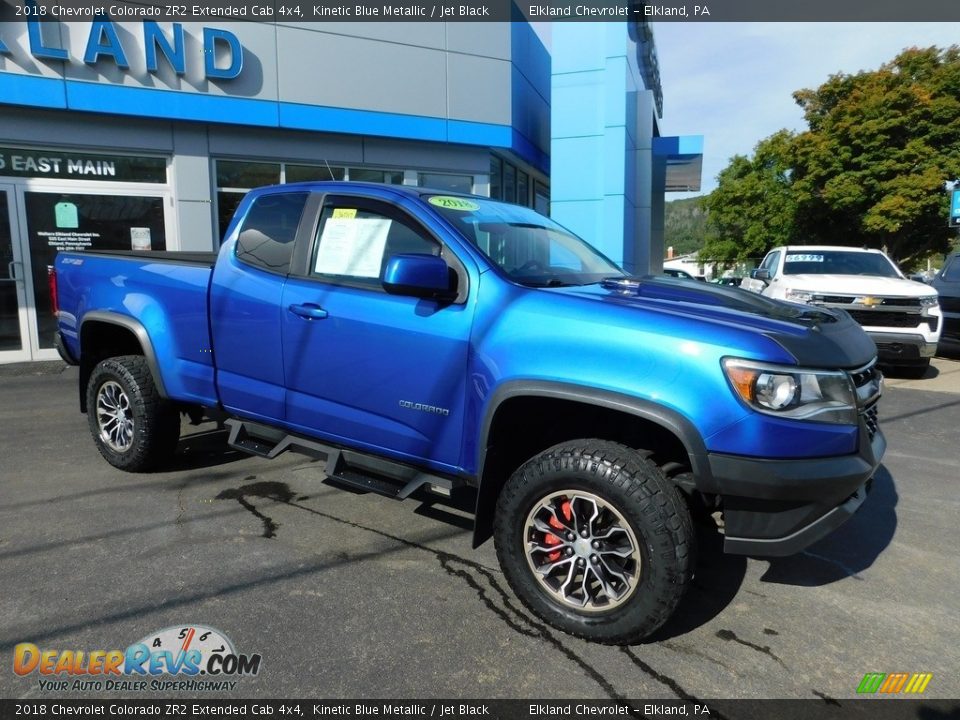 2018 Chevrolet Colorado ZR2 Extended Cab 4x4 Kinetic Blue Metallic / Jet Black Photo #1