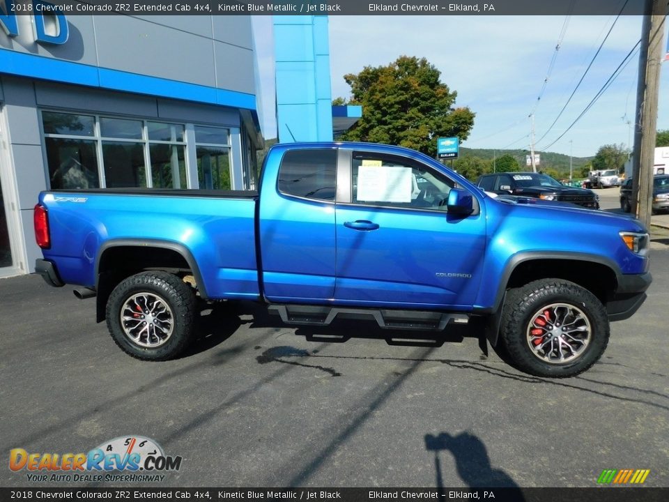 Kinetic Blue Metallic 2018 Chevrolet Colorado ZR2 Extended Cab 4x4 Photo #2