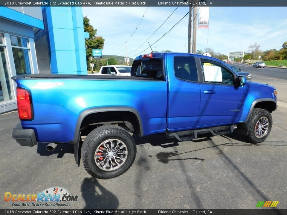 2018 Chevrolet Colorado ZR2 Extended Cab 4x4 Kinetic Blue Metallic / Jet Black Photo #3