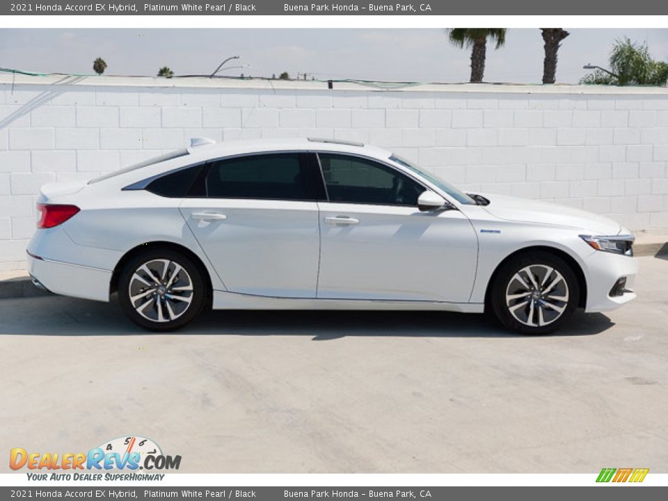 Platinum White Pearl 2021 Honda Accord EX Hybrid Photo #12