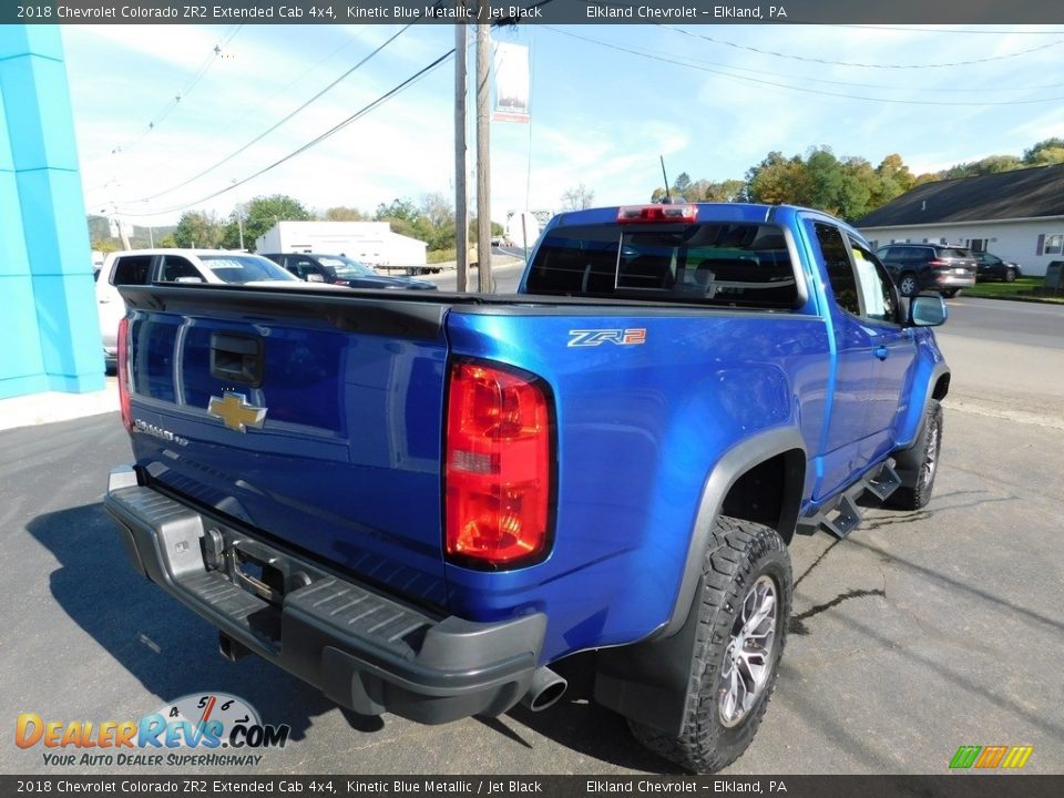 2018 Chevrolet Colorado ZR2 Extended Cab 4x4 Kinetic Blue Metallic / Jet Black Photo #4