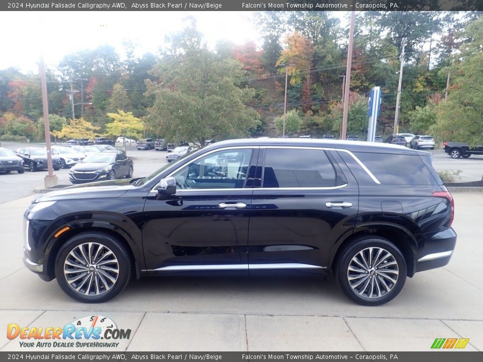 Abyss Black Pearl 2024 Hyundai Palisade Calligraphy AWD Photo #6