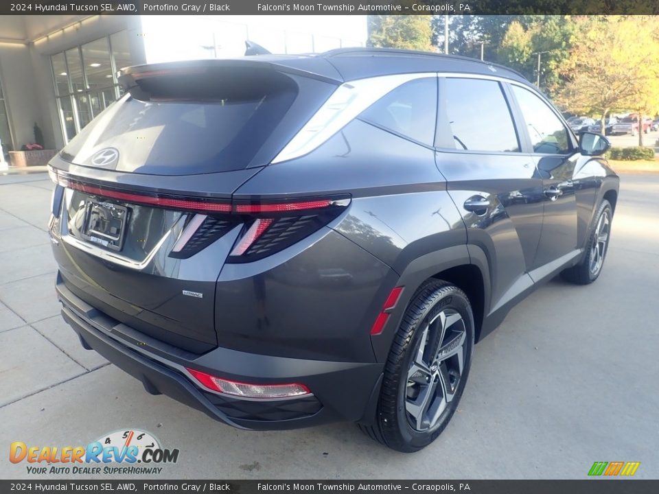 2024 Hyundai Tucson SEL AWD Portofino Gray / Black Photo #2