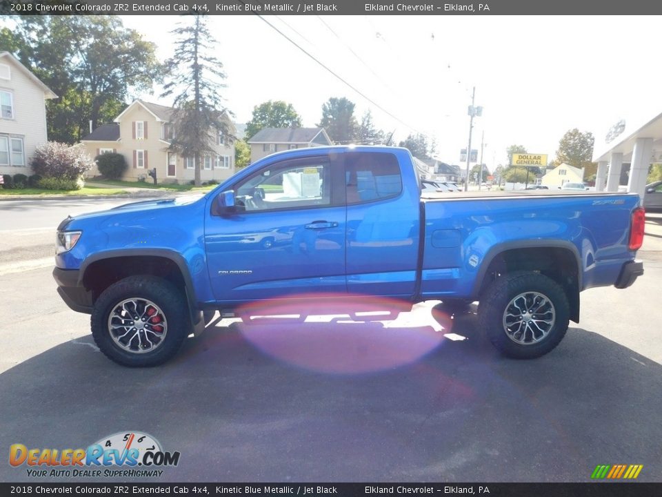 2018 Chevrolet Colorado ZR2 Extended Cab 4x4 Kinetic Blue Metallic / Jet Black Photo #7