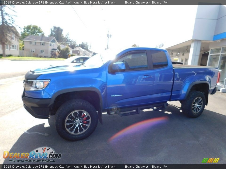 2018 Chevrolet Colorado ZR2 Extended Cab 4x4 Kinetic Blue Metallic / Jet Black Photo #8