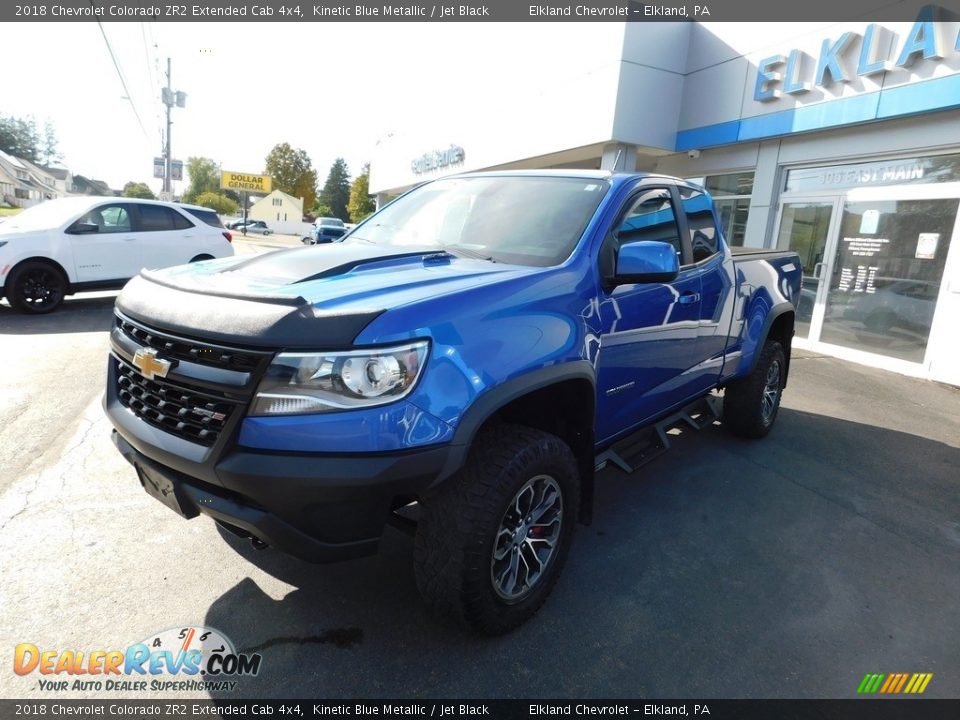 2018 Chevrolet Colorado ZR2 Extended Cab 4x4 Kinetic Blue Metallic / Jet Black Photo #9