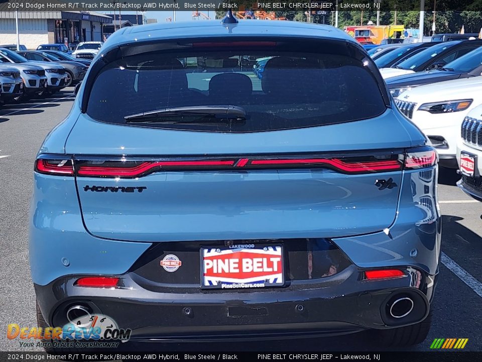2024 Dodge Hornet R/T Track Pack/Blacktop AWD Hybrid Blue Steele / Black Photo #6
