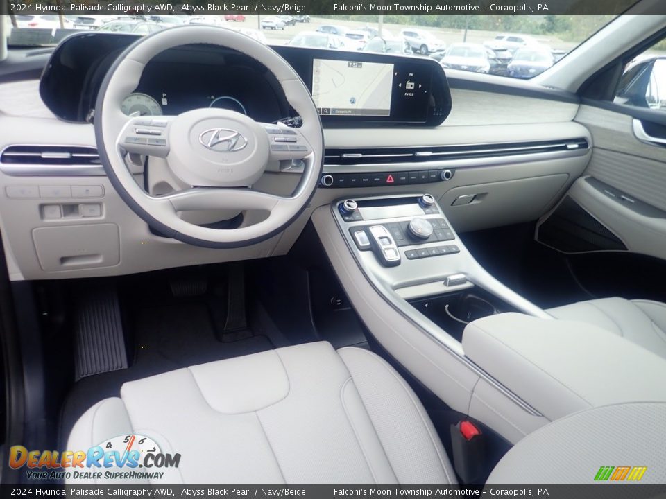 Navy/Beige Interior - 2024 Hyundai Palisade Calligraphy AWD Photo #12