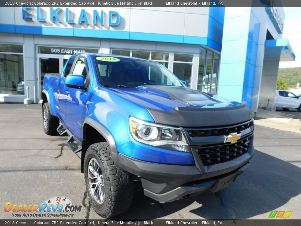 2018 Chevrolet Colorado ZR2 Extended Cab 4x4 Kinetic Blue Metallic / Jet Black Photo #11