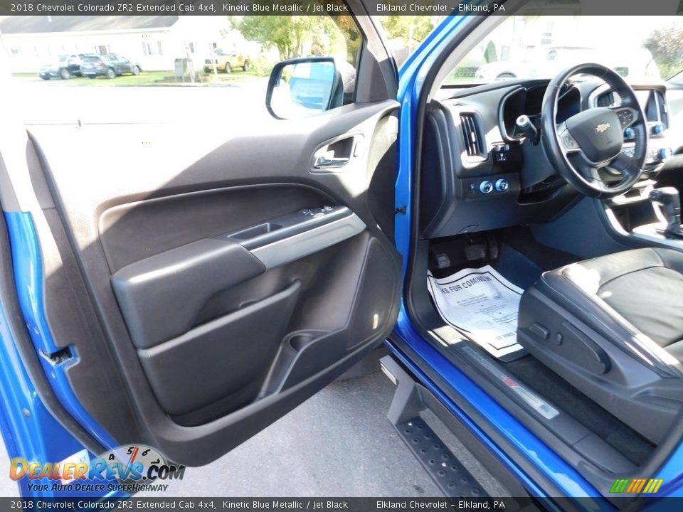 2018 Chevrolet Colorado ZR2 Extended Cab 4x4 Kinetic Blue Metallic / Jet Black Photo #19