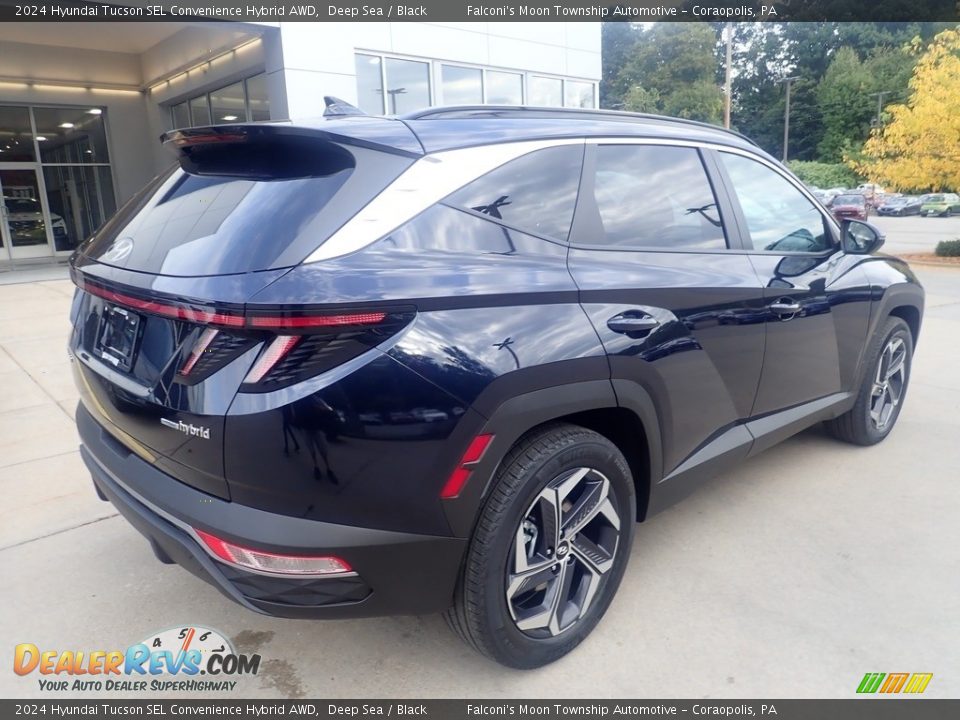 2024 Hyundai Tucson SEL Convenience Hybrid AWD Deep Sea / Black Photo #2