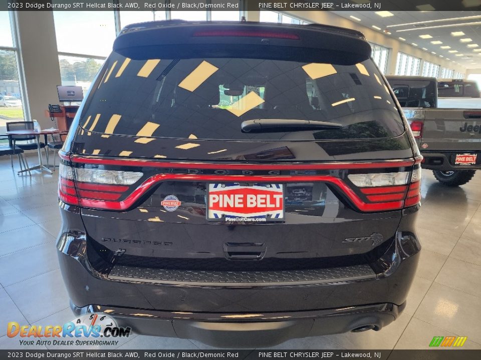 2023 Dodge Durango SRT Hellcat Black AWD Red Oxide / Black/Demonic Red Photo #6