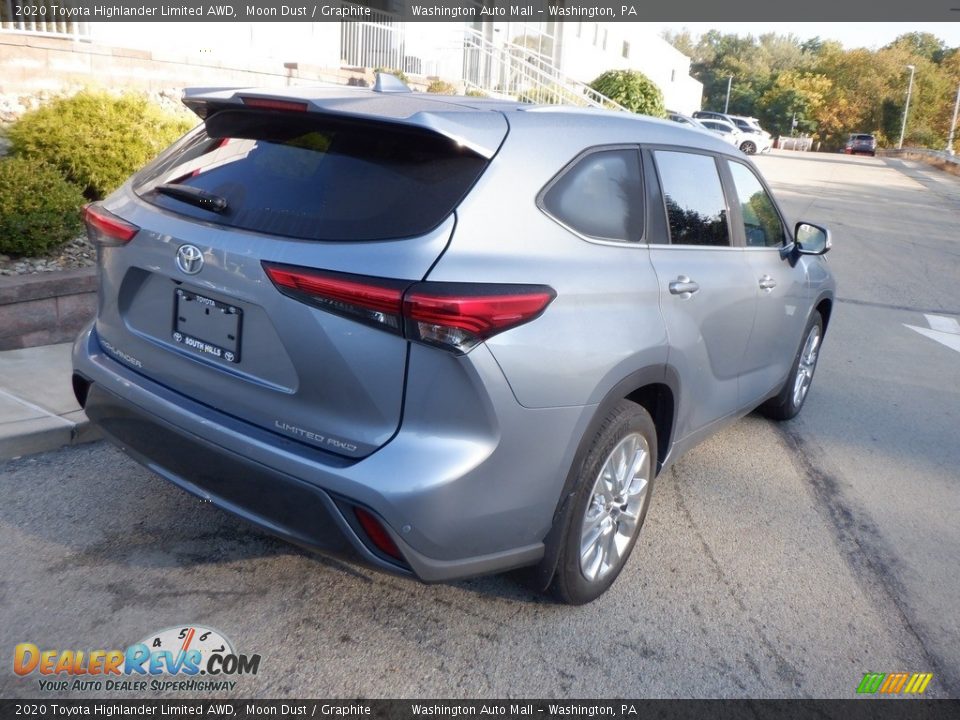 2020 Toyota Highlander Limited AWD Moon Dust / Graphite Photo #8