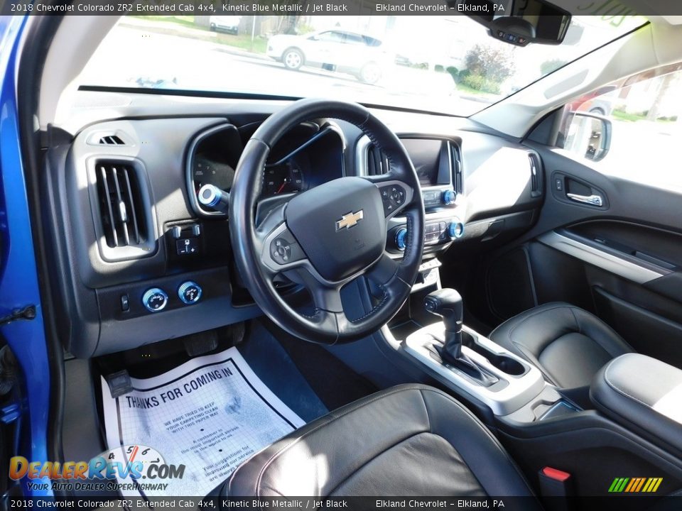 2018 Chevrolet Colorado ZR2 Extended Cab 4x4 Kinetic Blue Metallic / Jet Black Photo #23