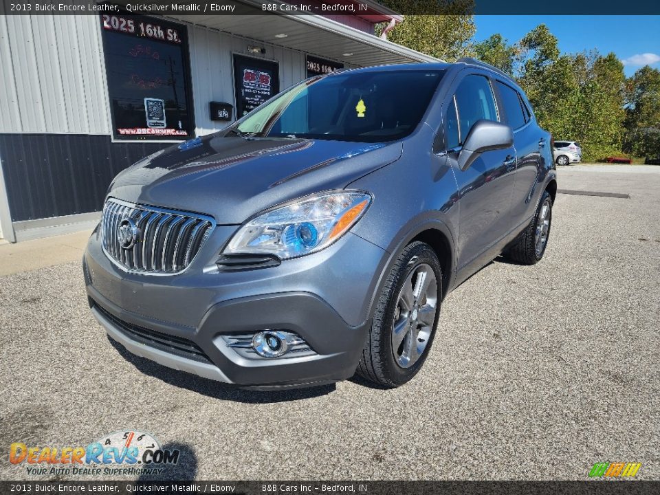 2013 Buick Encore Leather Quicksilver Metallic / Ebony Photo #8