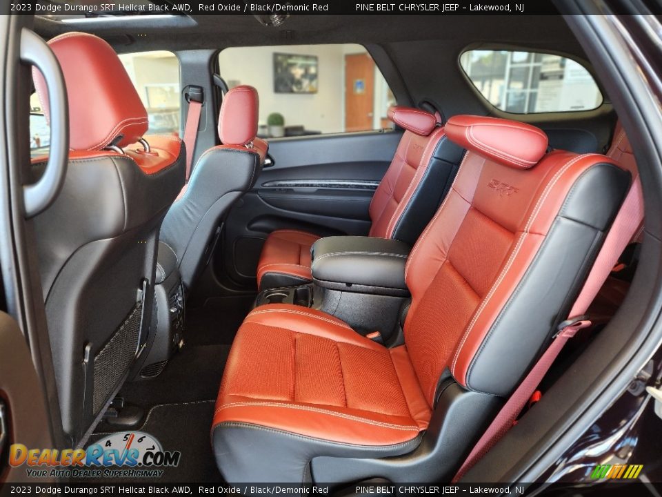 Rear Seat of 2023 Dodge Durango SRT Hellcat Black AWD Photo #7