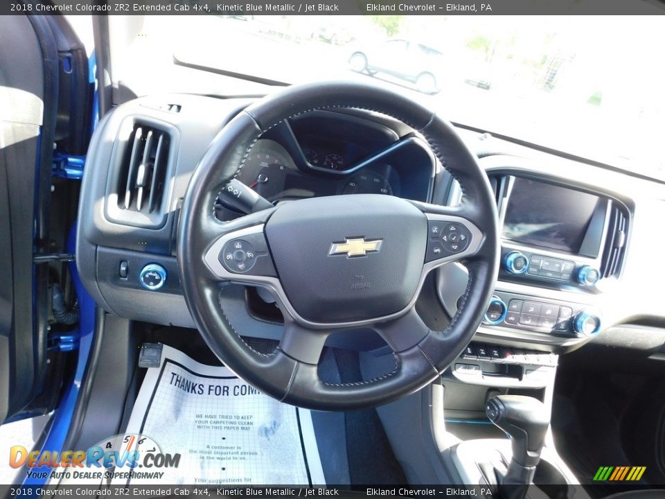 2018 Chevrolet Colorado ZR2 Extended Cab 4x4 Kinetic Blue Metallic / Jet Black Photo #24