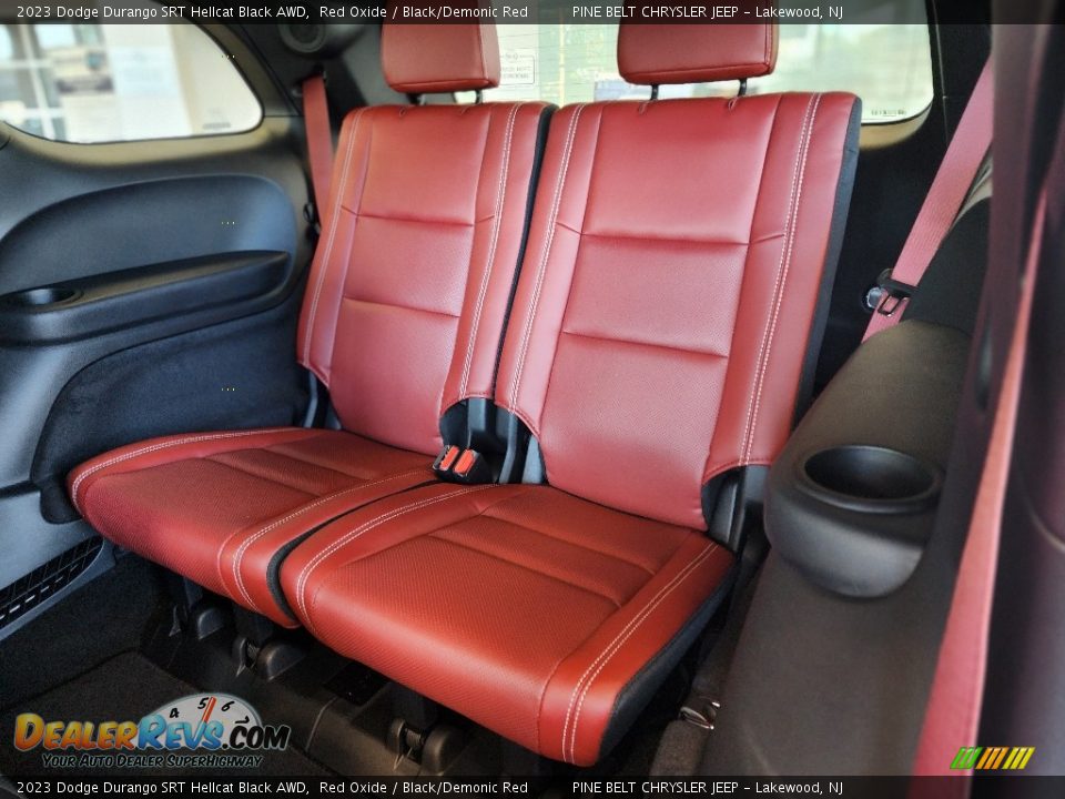 Rear Seat of 2023 Dodge Durango SRT Hellcat Black AWD Photo #9