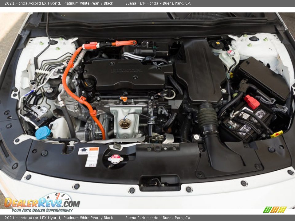 2021 Honda Accord EX Hybrid 2.0 Liter DOHC 16-Valve VTEC 4 Cylinder Gasoline/Electric Hybrid Engine Photo #35