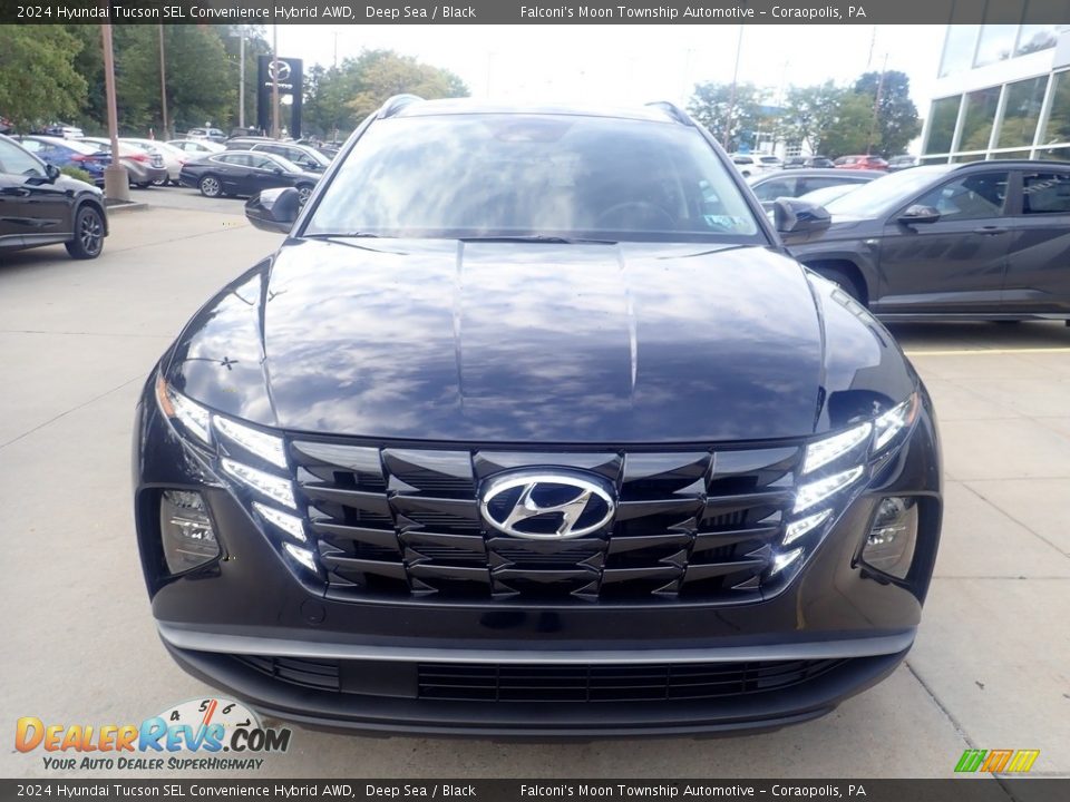 2024 Hyundai Tucson SEL Convenience Hybrid AWD Deep Sea / Black Photo #8