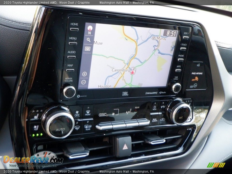 Navigation of 2020 Toyota Highlander Limited AWD Photo #16