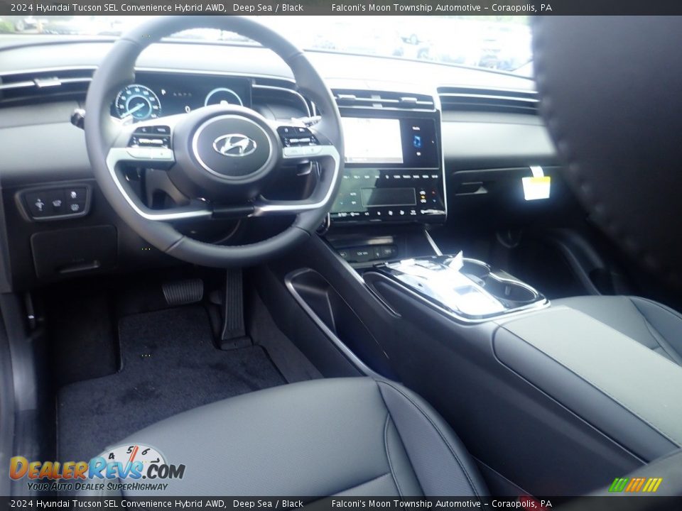 Black Interior - 2024 Hyundai Tucson SEL Convenience Hybrid AWD Photo #13
