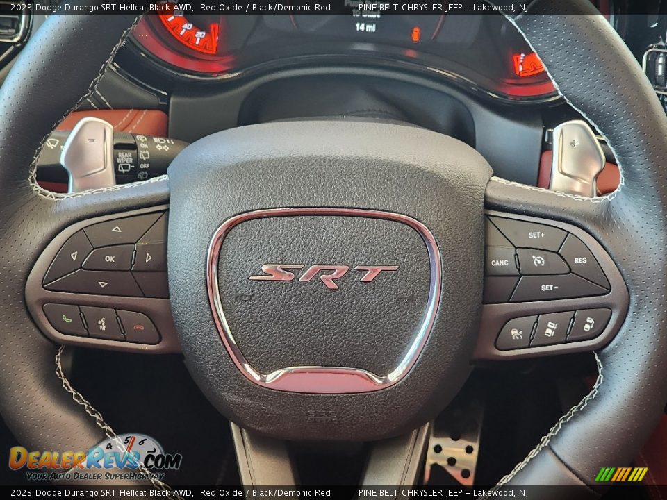 2023 Dodge Durango SRT Hellcat Black AWD Steering Wheel Photo #15