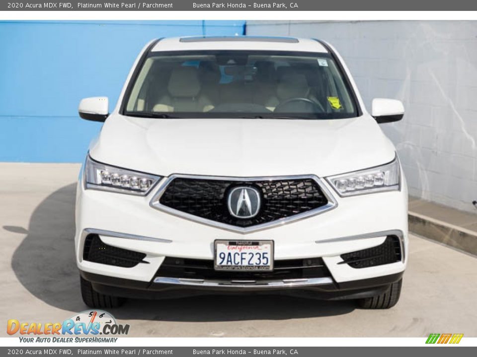 Platinum White Pearl 2020 Acura MDX FWD Photo #7