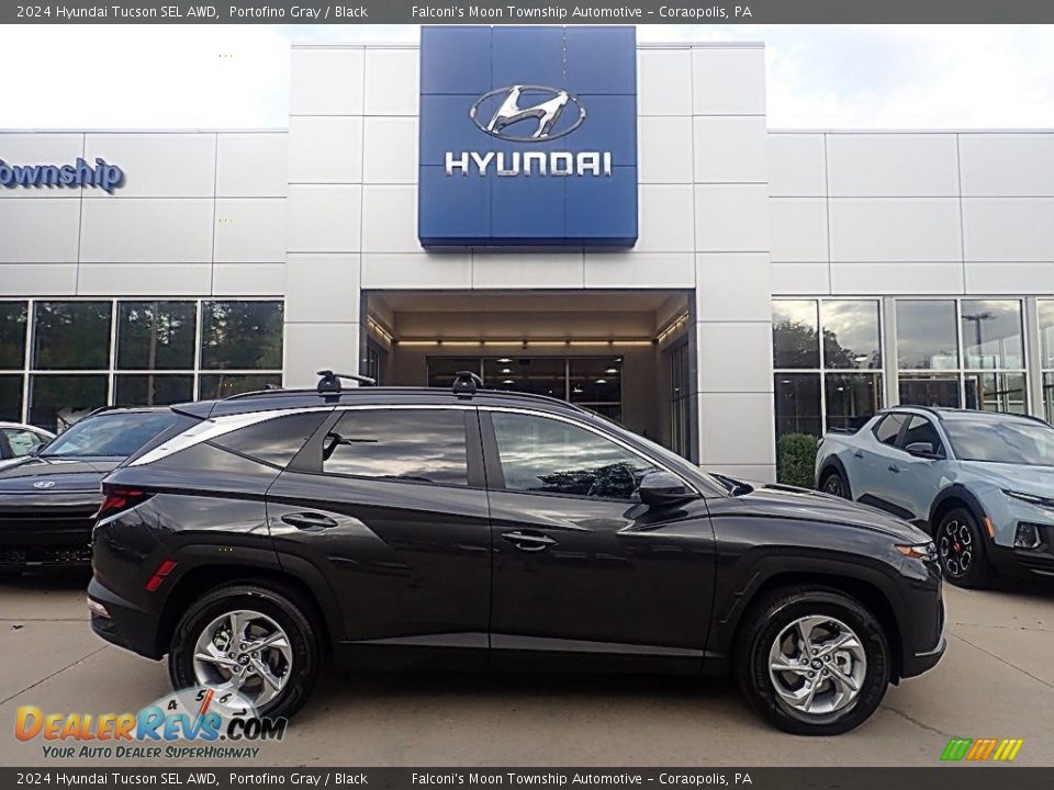 2024 Hyundai Tucson SEL AWD Portofino Gray / Black Photo #1
