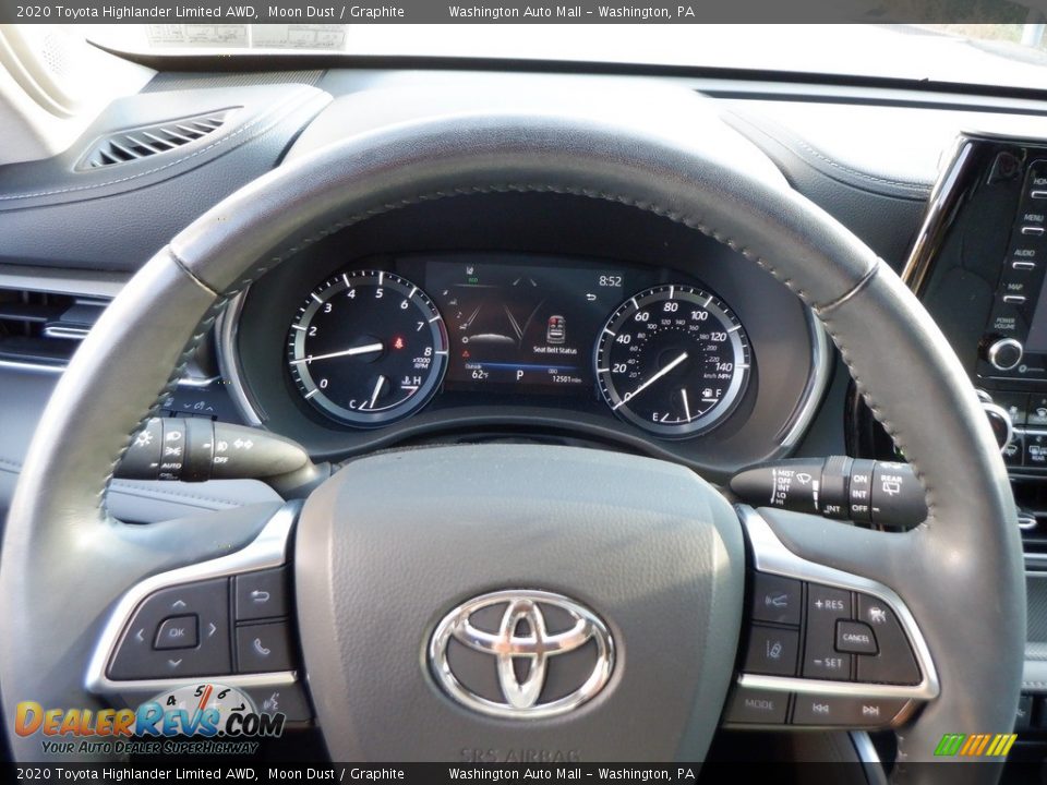 2020 Toyota Highlander Limited AWD Steering Wheel Photo #26
