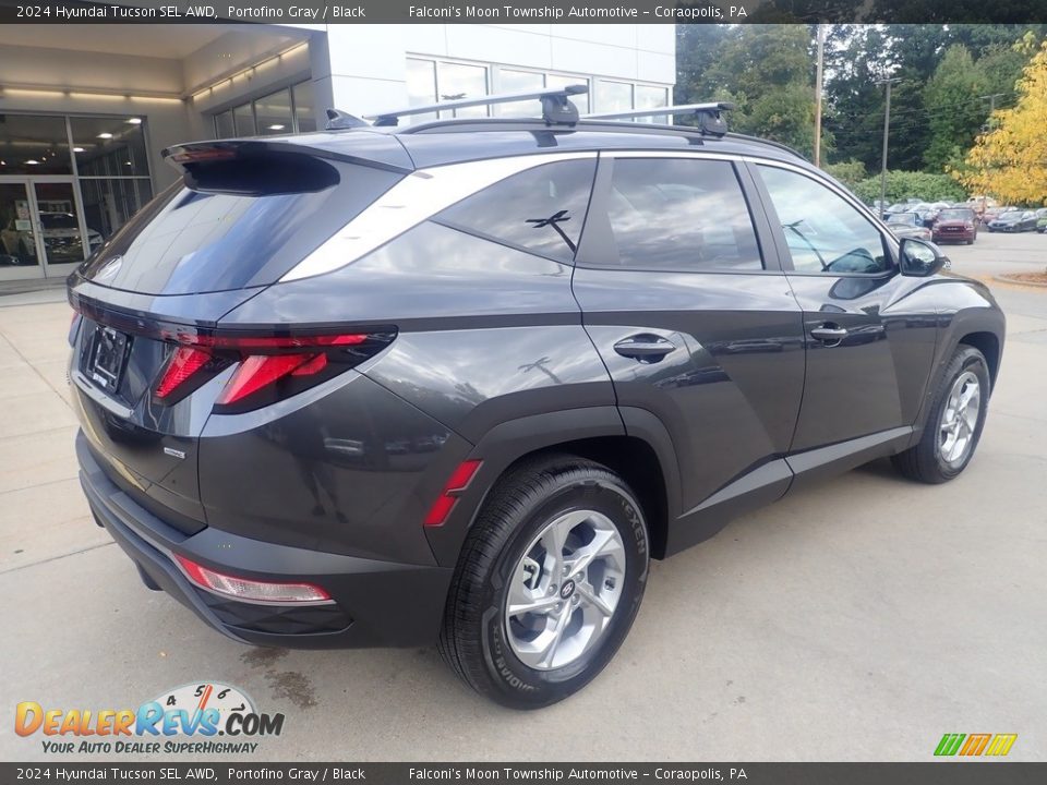 2024 Hyundai Tucson SEL AWD Portofino Gray / Black Photo #2