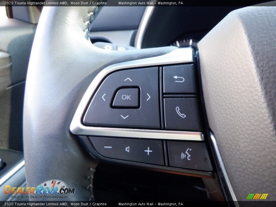 2020 Toyota Highlander Limited AWD Steering Wheel Photo #27