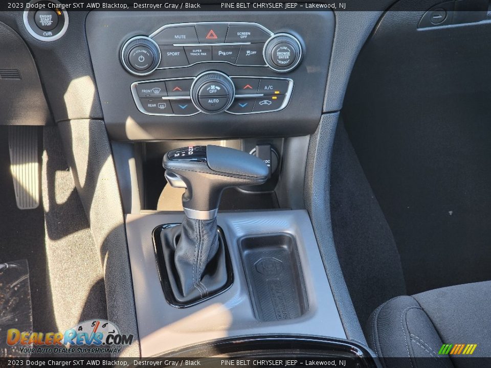 2023 Dodge Charger SXT AWD Blacktop Destroyer Gray / Black Photo #10