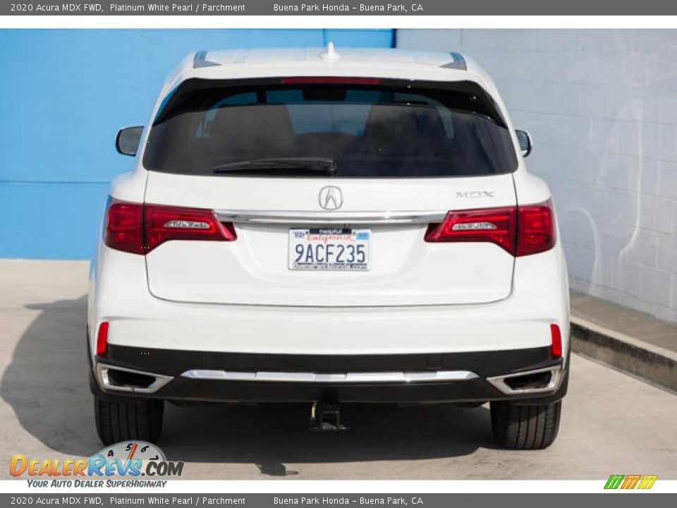 Platinum White Pearl 2020 Acura MDX FWD Photo #11