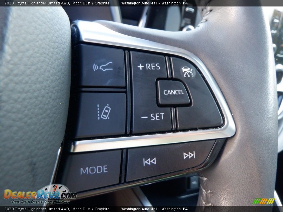 2020 Toyota Highlander Limited AWD Steering Wheel Photo #28