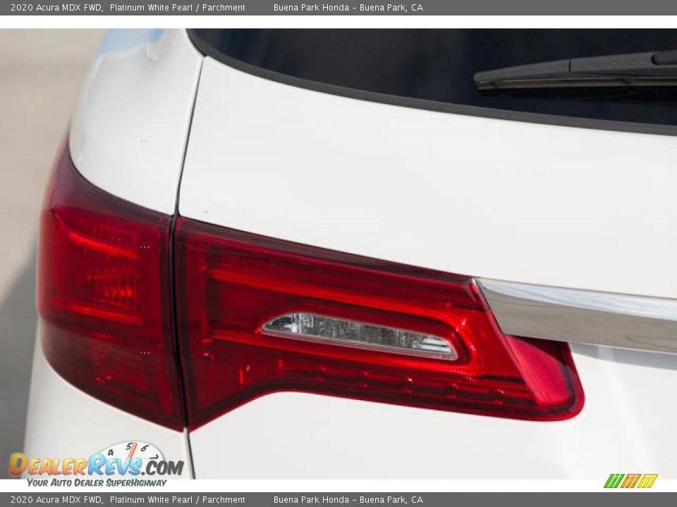 2020 Acura MDX FWD Platinum White Pearl / Parchment Photo #12