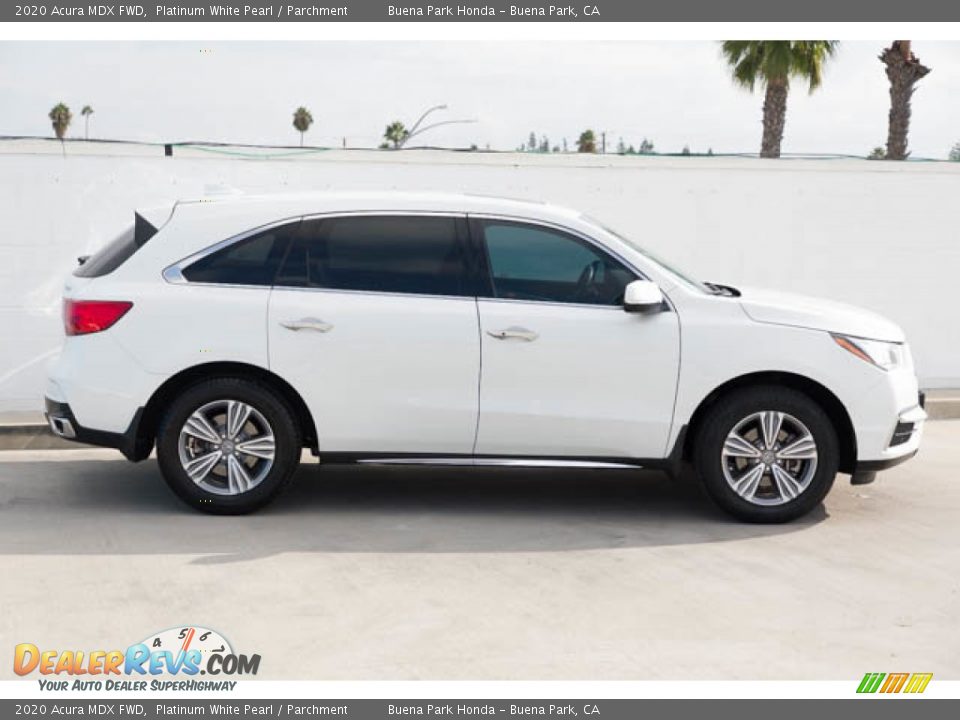 Platinum White Pearl 2020 Acura MDX FWD Photo #15