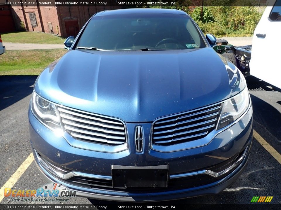 2018 Lincoln MKX Premiere Blue Diamond Metallic / Ebony Photo #5