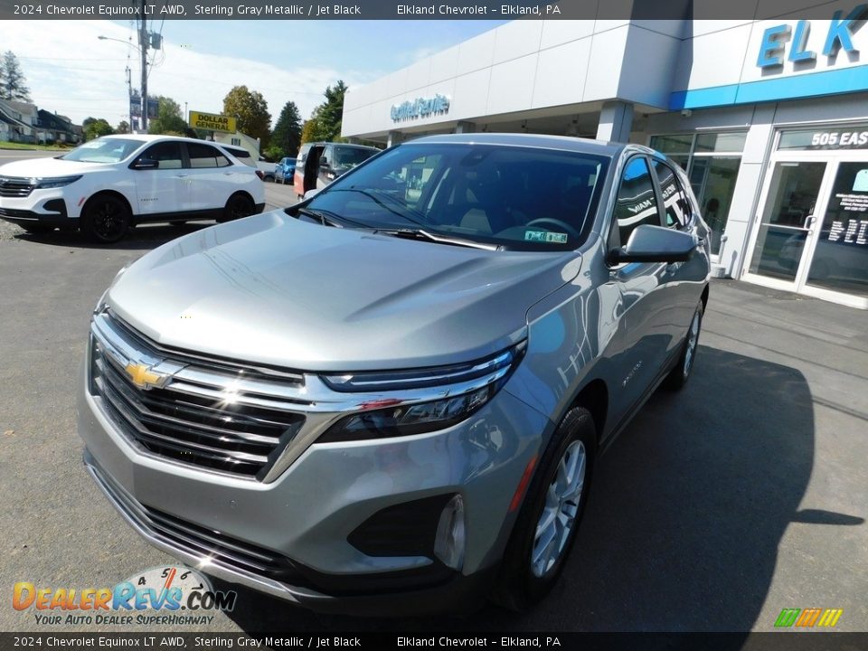 2024 Chevrolet Equinox LT AWD Sterling Gray Metallic / Jet Black Photo #2