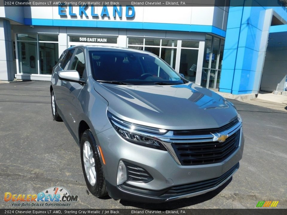 2024 Chevrolet Equinox LT AWD Sterling Gray Metallic / Jet Black Photo #4