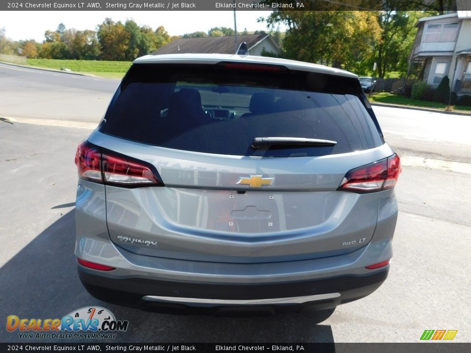 2024 Chevrolet Equinox LT AWD Sterling Gray Metallic / Jet Black Photo #9