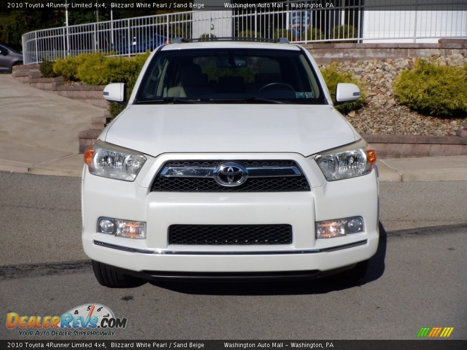 2010 Toyota 4Runner Limited 4x4 Blizzard White Pearl / Sand Beige Photo #6