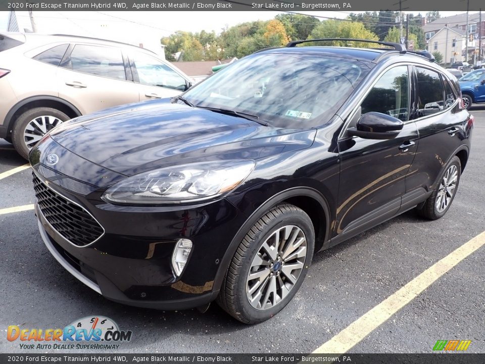 Front 3/4 View of 2020 Ford Escape Titanium Hybrid 4WD Photo #1