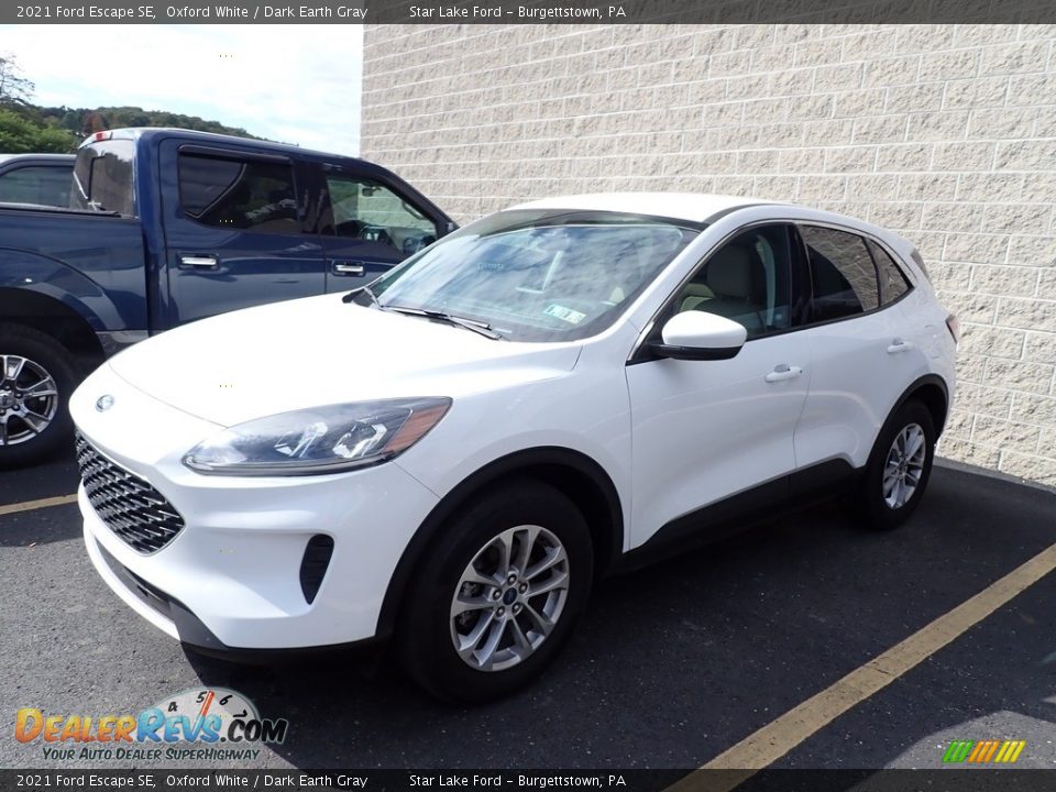 2021 Ford Escape SE Oxford White / Dark Earth Gray Photo #1