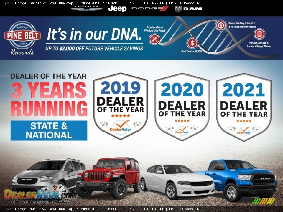 Dealer Info of 2023 Dodge Charger SXT AWD Blacktop Photo #8