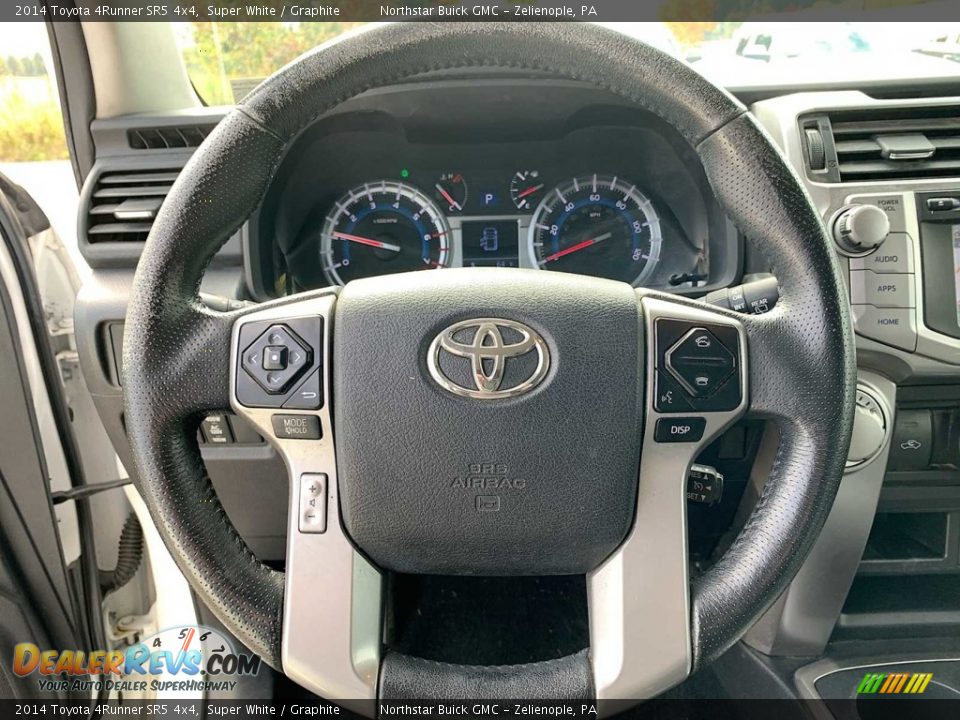 2014 Toyota 4Runner SR5 4x4 Super White / Graphite Photo #11