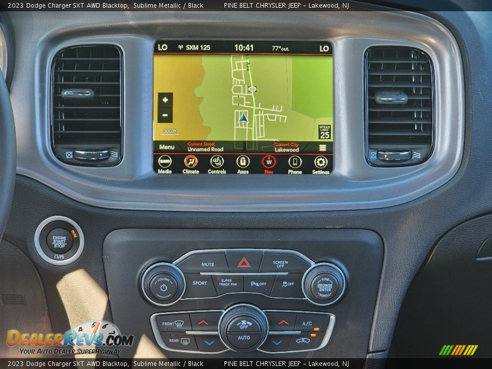Navigation of 2023 Dodge Charger SXT AWD Blacktop Photo #10