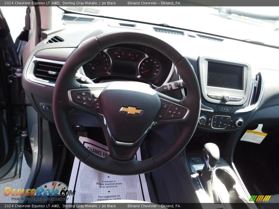 2024 Chevrolet Equinox LT AWD Sterling Gray Metallic / Jet Black Photo #22