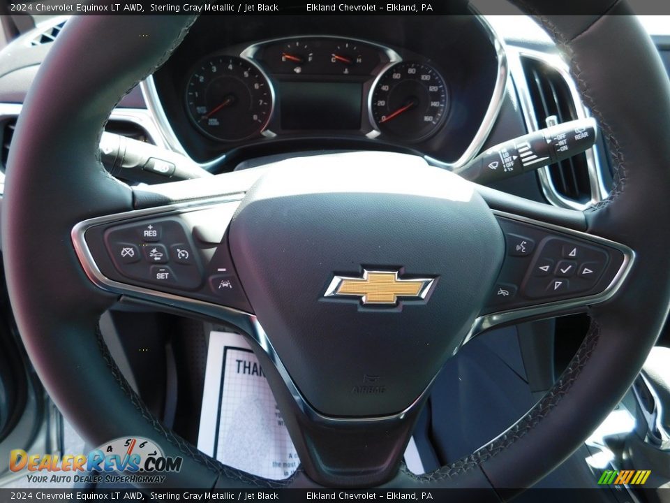 2024 Chevrolet Equinox LT AWD Sterling Gray Metallic / Jet Black Photo #23